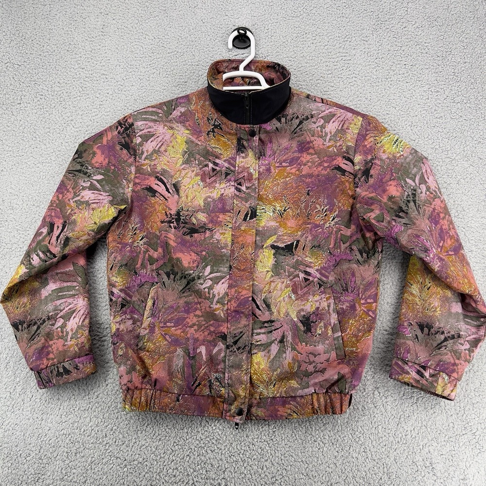 VTG 80s Forresters Portland Oregon Gore-Tex Womens Jacket Abstract 90s M